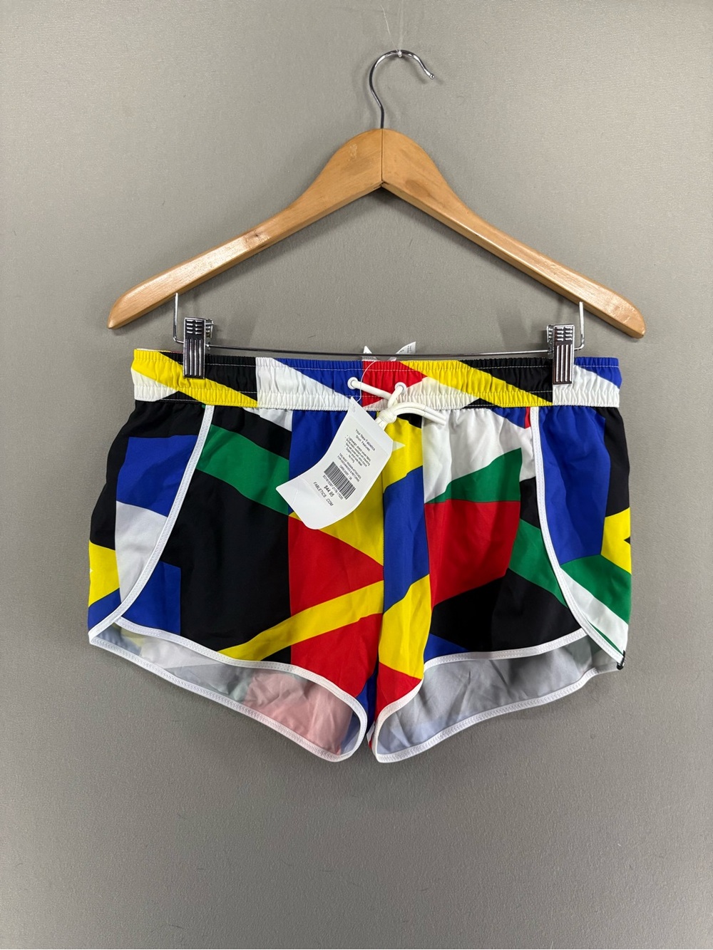 Women's Fabletics Multicolor Colorblock Running Cross Training Shorts Sz Small